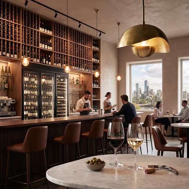 Over dinner on Flinders Lane